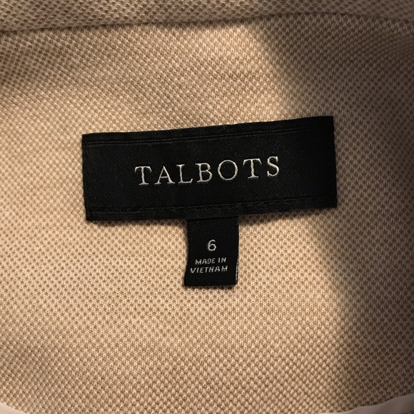 Classic Talbots Beige Women's Blazer size 6 Summer Wardrobe Capsule, Timeless - Picture 2 of 11